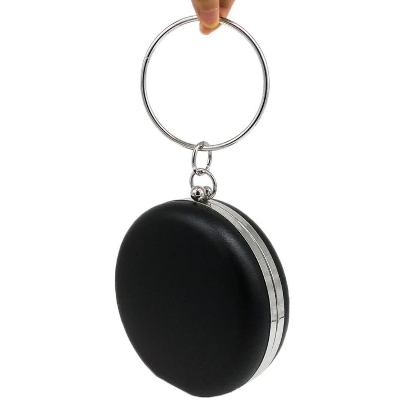 THINKTHENDO Women's Fashion Handbag Mini Round Clutch Evening Bag Purse Wedding Party Bags THINKTHENDO Women's Fashion Handbag Mini Round Clutch Evening Bag Purse Wedding Party Bags
