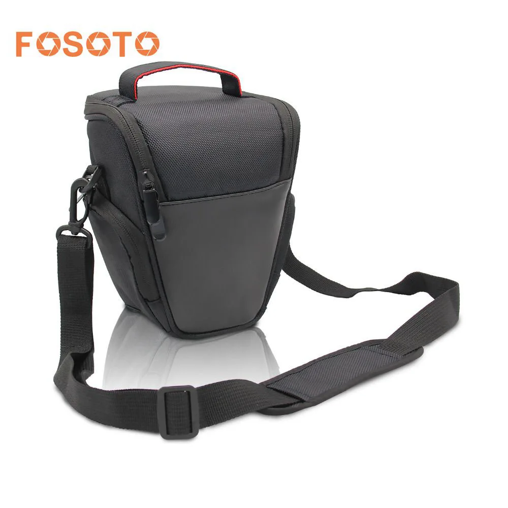 

fosoto Fashion Triangle Digital Camera DSLR Shoulder Bag photo Case Bags For Canon EOS 1300D 6D 70D 760D 750D 80D 700D 600D 650D