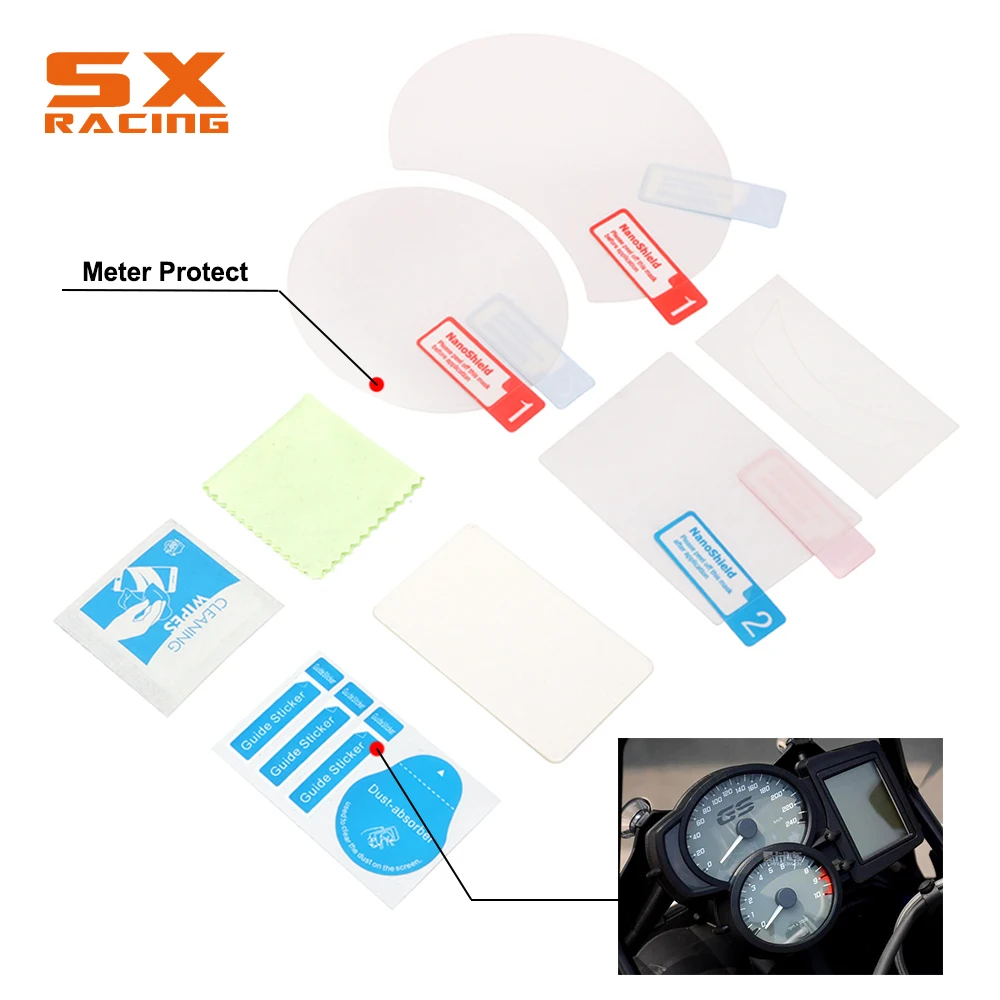 

Motorcycle Speedometer Scratches Meter Dashboard Scratch Film Sticker Screen Protector For BMW F800GS F800 GS Street Bike