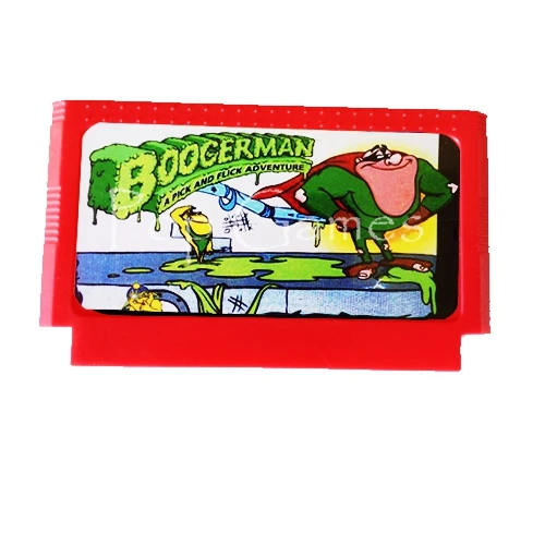 

Boogerman A Pick And Flick Adventure 60 Pins Game Cartridge for 8 Bit Game Console Drop Shipping