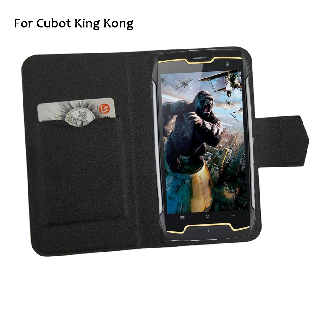 

5 Colors Hot! Cubot King Kong Case Phone Leather Cover,Factory Direct Luxury Full Flip Stand Leather Phone Shell Cases