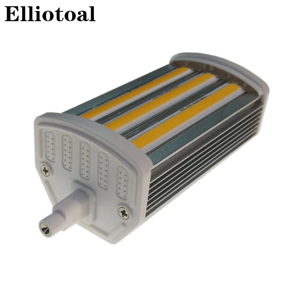 

cob led r7s 118mm dimmable cob 15W Lawn Lamps spotlight Spot Light Bulb light pole warm white cold white
