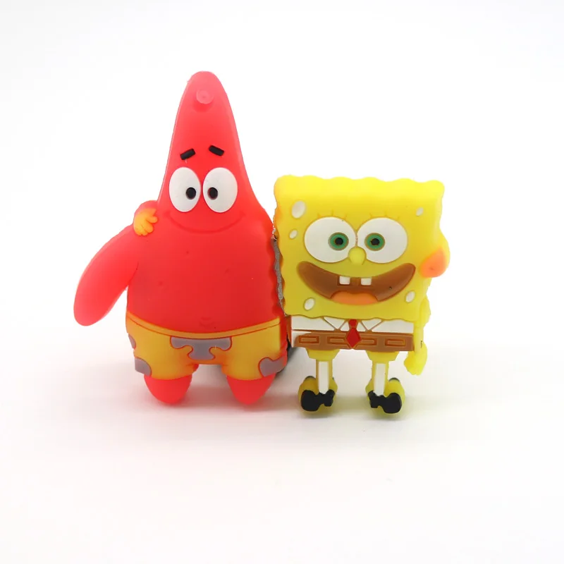 

SpongeBoB Usb Flash Drive 32GB Pen Drive pendrive 64GB 4GB 8G 16GB Memory Stick cartoon U disk Mini Waterproof flash drive