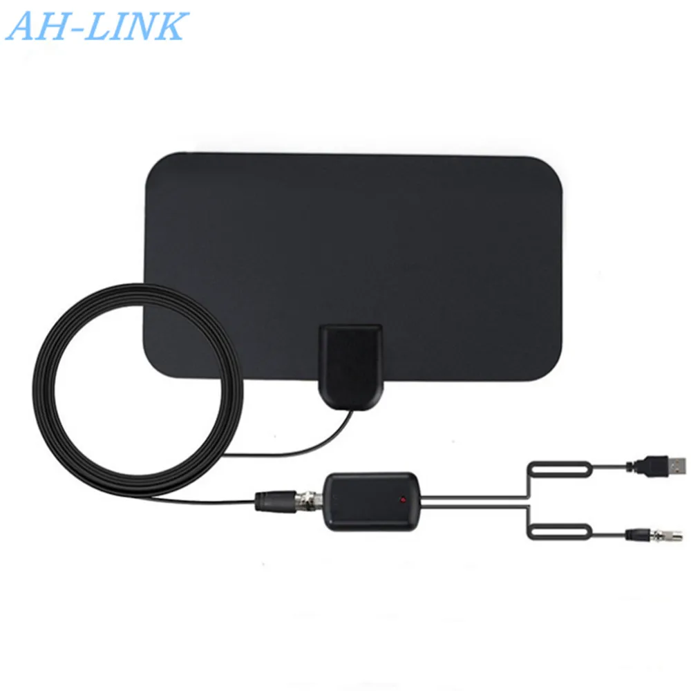 

AH-LINK 1080P Indoor TV Antenna Digital HDTV Antenna 150 Mile 4K VHF-H/UHF DVB-T DVB-T2 surf radio Ultra-thin TV Aerial Radius
