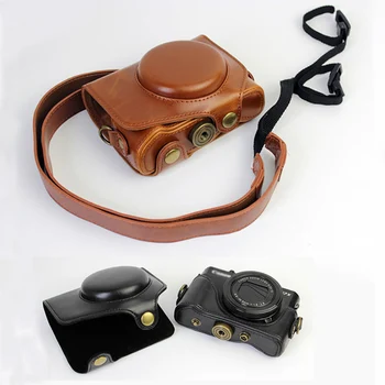 

PU Leather Camera Case Cover for For Canon Powershot G7XII G7X markII camera protector with Shoulder Strap