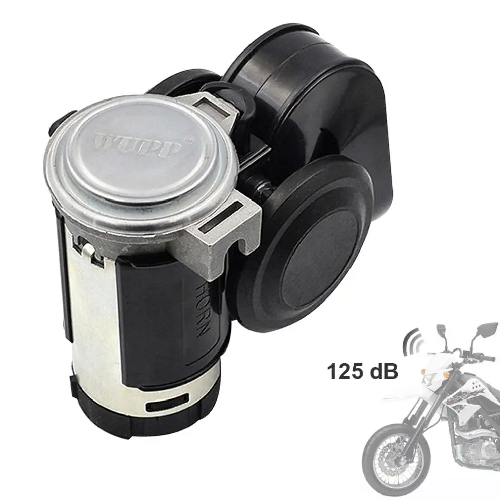 12V 139dB Car lacquer Gold Snail Compact Dual Air Horn for Car Vehicle Motorcycle Yacht SUV Boat
