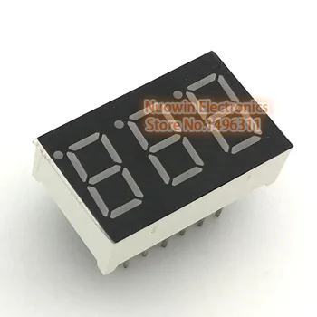 

10pcs 7 segment common Cathode 3 Bit digital Tube 0.36" 0.36in. Red LED Display 7 segmentos LED Digital tube