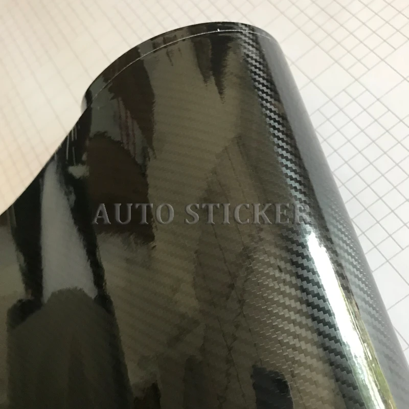 Ultra Glossy 5D Carbon Fiber vinyl 3d texture 5