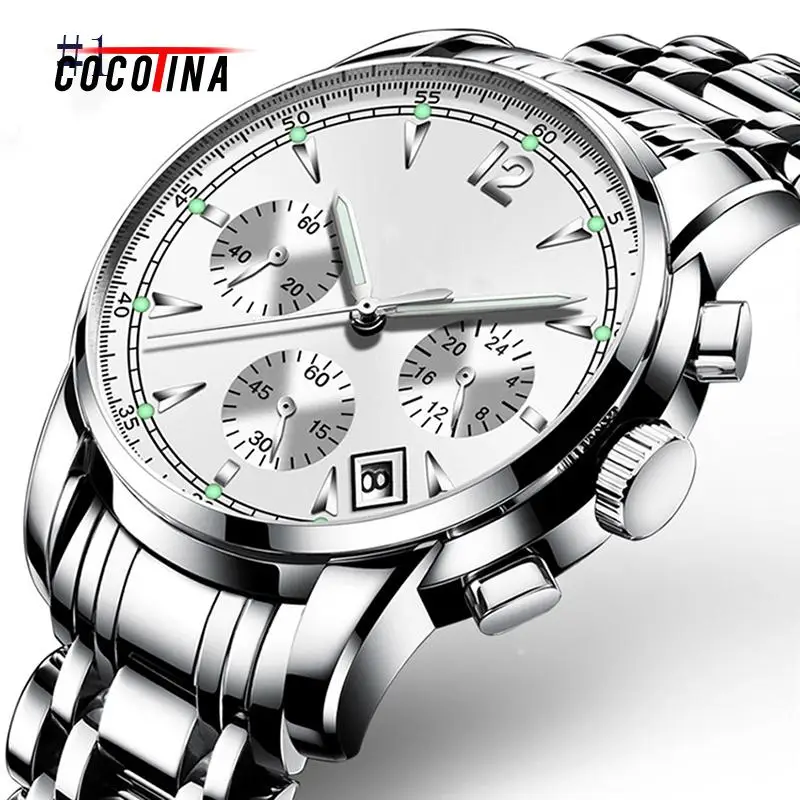 

COCOTINA Top Brand Luxury Fashion Waterproof Mechanical watches Sport Wrist Quartz Watch Luminous Watch LSB01134