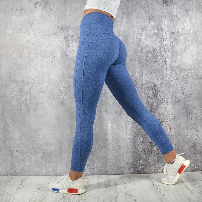 Leggings de Fitness Mulheres de Cintura Normov Alta Workout Push Leggins Calças Femininas Casuais Mujer Retalhos Leggings Mais Tamanho Feminino up
