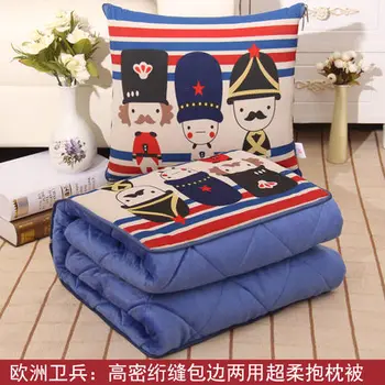 

Cartoon-shaped pillow blanket cushion blanket cute