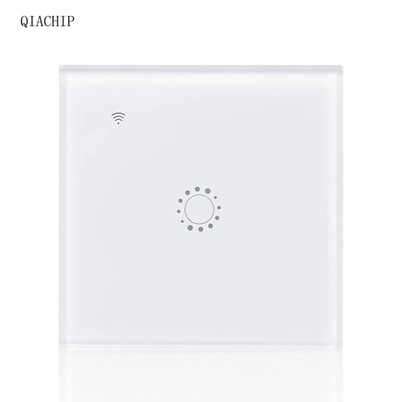 

QIACHIP WiFi Smart Switch 1-CH Light Wall APP Remote Control Work with Amazon Alexa Google Home Switch Voice Control Z2