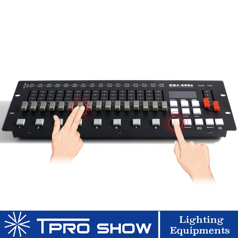 

Upgraded 256 Dmx Controller Moving Head Dmx512 DJ Controller Console for Stage Light LED Par Disco Light Stage Machines