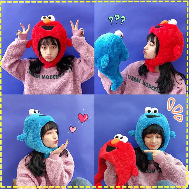 Высококачественная мягкая плюшевая игрушка Elmo с изображением кунжута в виде