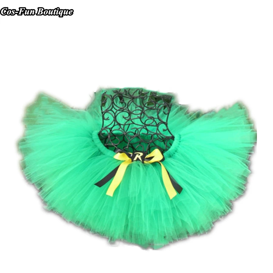 

Green Bow Baby Girl Tutu Skirt Super Hero Costume st.Patrick's Day Christmas Cosplay Halloween Costume For Kids Mini Skirts W191