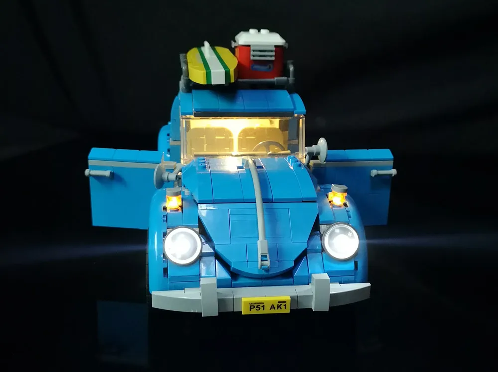 Комплект светодиодных ламп для модели 10252 Beetle и 21003 (комплект автомобильных