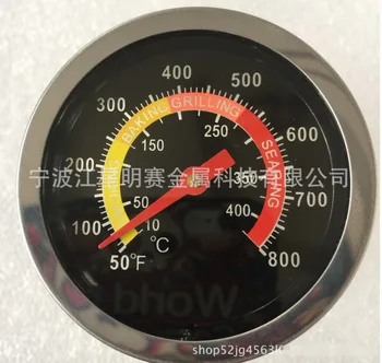 

DHL 100pcs practical Stainless Steel Oven Cooker Thermometer Gauge oven thermometer BBQ grill Kitchen BBQ Cooking Tools