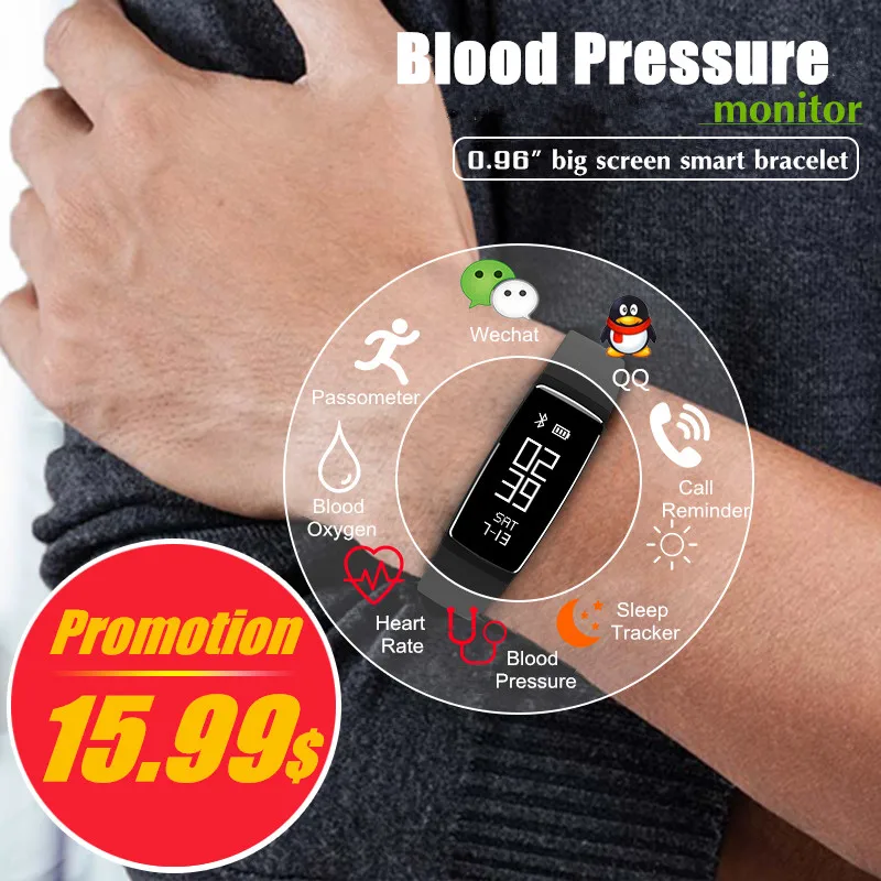 large screen fitness tracker