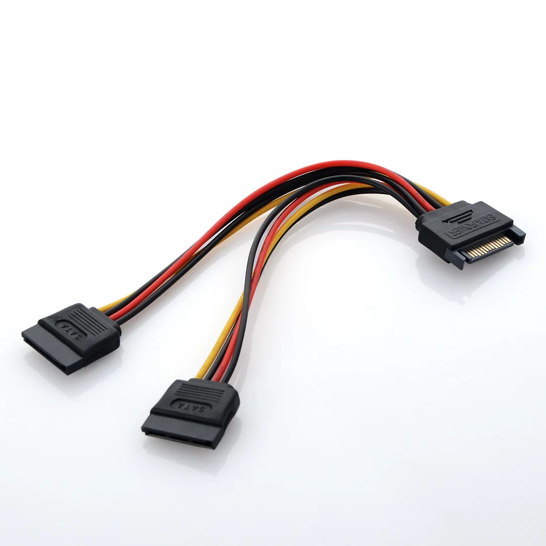 Разъем SATA 15Pin штекер к 2 15 Pin разъем внешний жесткий диск разветвитель