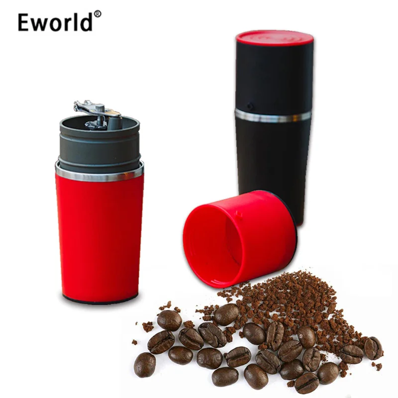 Eworld 2017 2 в 1 Новый портативный шлифовальный станок для кофейных кружек кемпинга на