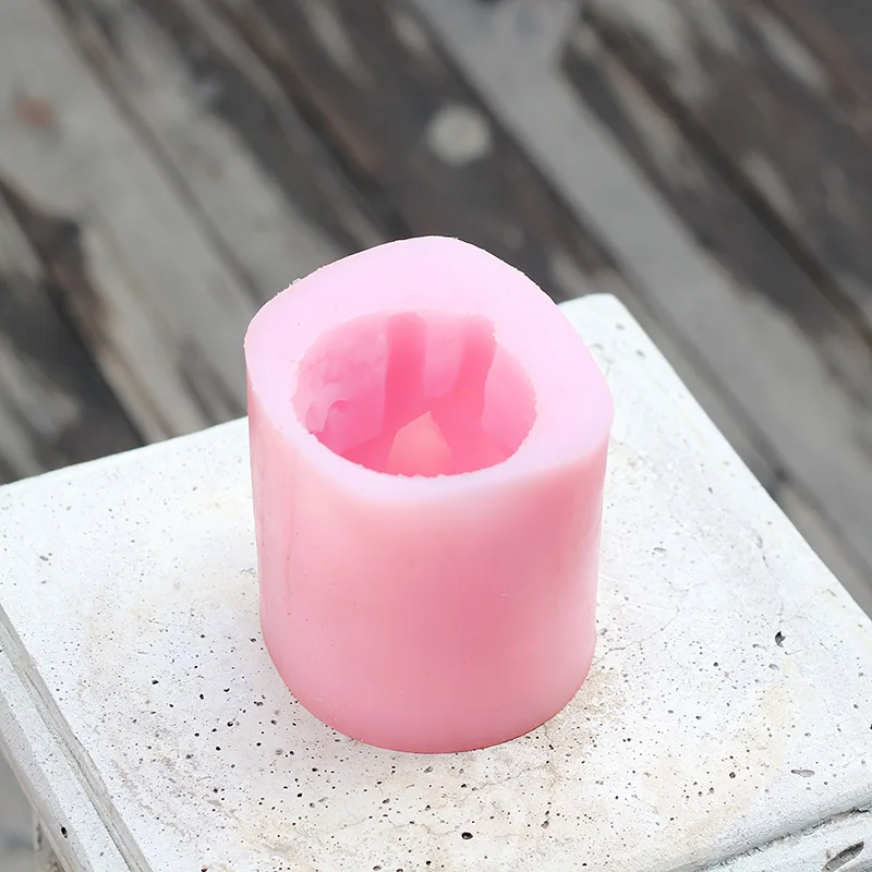 Nicole Силиконовые свечи плесень 3D слон рельефный дизайн для ремесла ручной работы мыло плесень