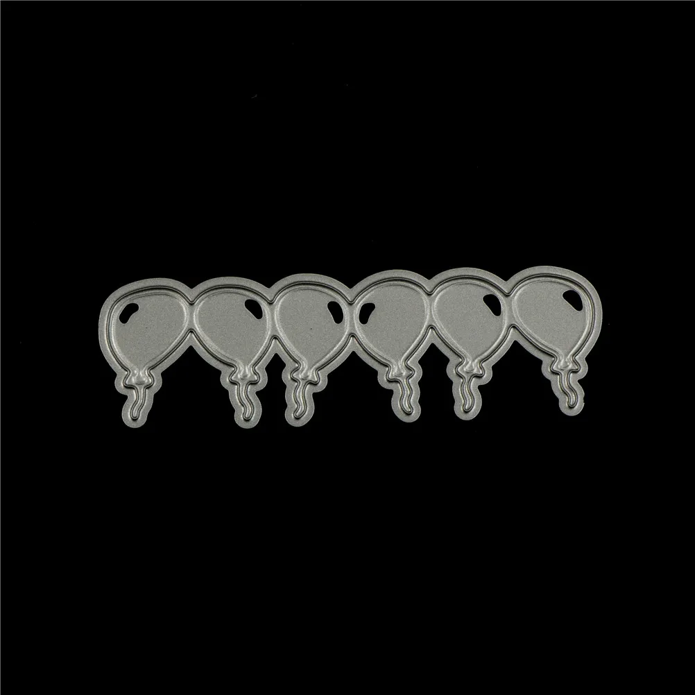 1PCS Balloon Metal Craft Cutting Dies For Scrapbooking DIY Christmas Wedding Halloween Cards Decor 8x2.5cm