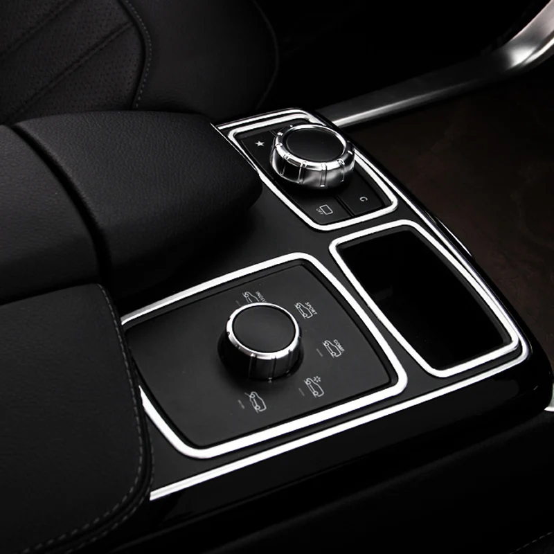 

Car Center Console Trims frame For Mercedes Benz GLE coupe c292 W166 350d ML320 350 2012 GL450 x166 GLS amg Accessories