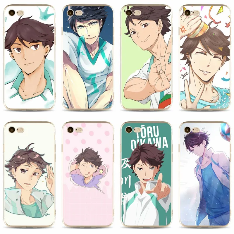 Чехол для телефона с мультяшным рисунком Oikawa Tooru Haikyuu высококачественный мягкий