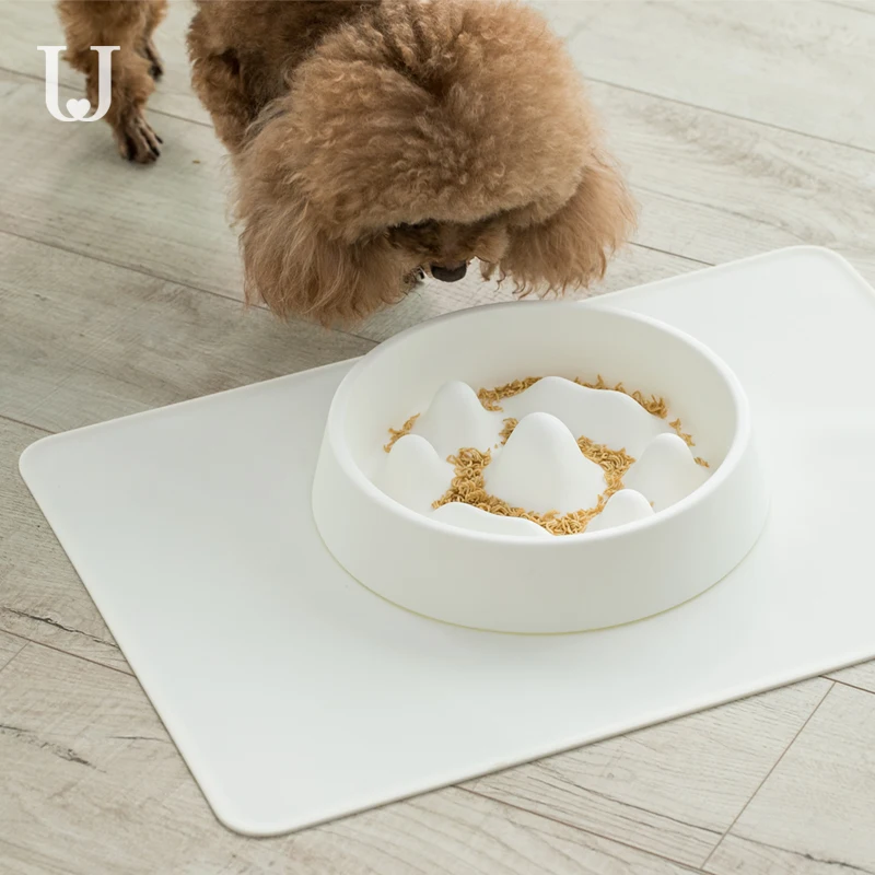 

Silicone Pet Feeding Silicone Mat Anti-slip Waterproof Dustproof Placemat Pad Pet Feeding Food Water Drinking Feeder Mat