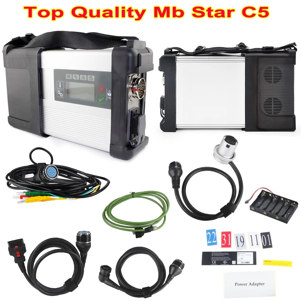 Высокое Качество MB SD Star C5 Подключение компактный 5 звездочный Диагностика с WIFI