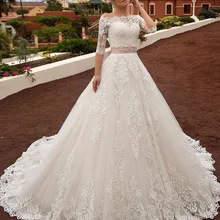 Новое поступление сексуальный вырез «сердечко» пояса ТРАПЕЦИЕВИДНОЕ свадебное платье с длинным шлейфом аппликации винтажное платье для невесты свадебное платье Vestido de Noiva Плюс Размеры
