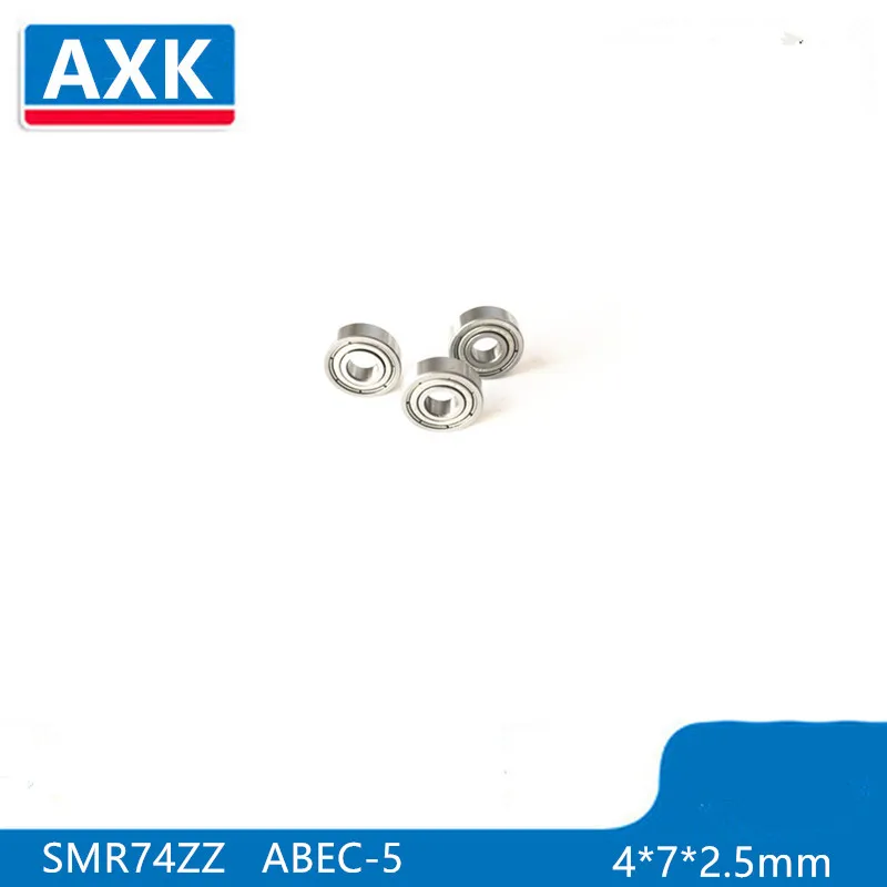 

SMR74ZZ 4*7*2.5 ABEC-5 SMR74ZZ Stainless steel bearings -- free shipping