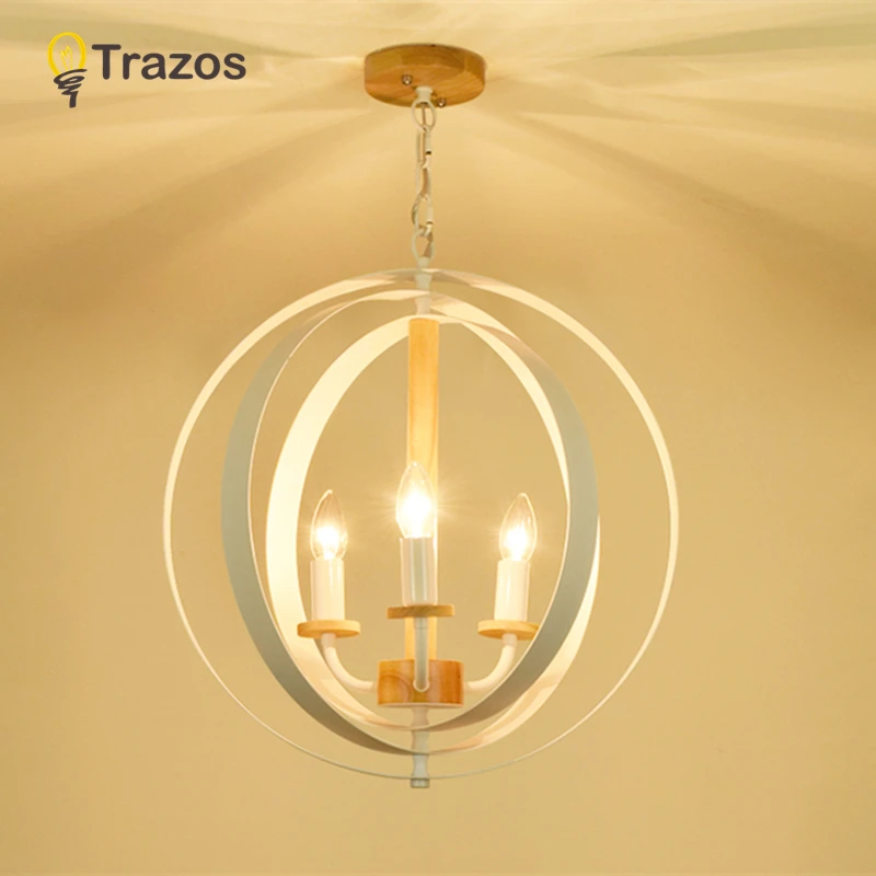 

TRAZOS Simple Design Pendant Light For Dining Kitchen Lampadario Vintage Metal Hanging Lamp Restaurant Luminaria Light Fixture