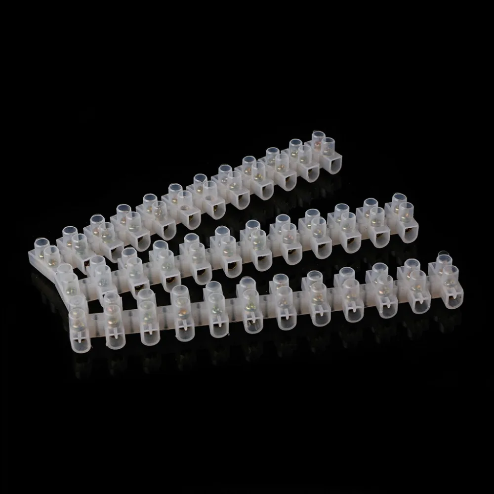 10 Pcs 3A 12 Way Terminal Block Barrier Connector Electrical Wire