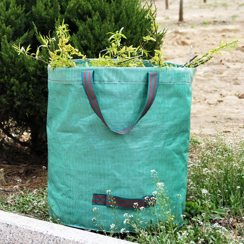 Gardzen 3 Pack Garden bag Reuseable Heavy Duty Gardening Bags, Lawn