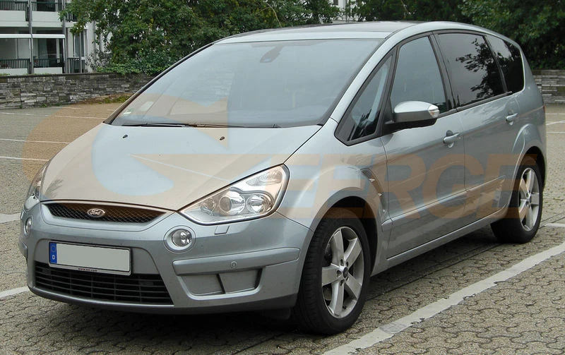 Для Ford Galaxy MK3 S-Max 2006- ксеноновая фара отличное Ультра яркое освещение CCFL ангельские глазки комплект Halo Кольцо