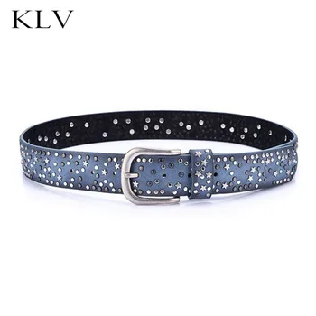 

Fashion Women Ladies Belt Punk Rivet Belts Waist Accessories Skinny Exquisite Wide Leather Waistband
