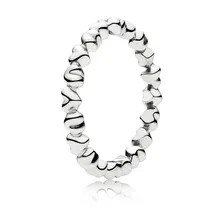 New Fashion 925 Sterling Silver Chain Of Hearts Silver Ring For Women Engagement Gift Wedding Ring Fine Europe Jewelry Original цена New Fashion 925 Sterling Silver Chain Of Hearts Silver Ring For Women Engagement Gift Wedding Ring Fine Europe Jewelry Original цены онлайн