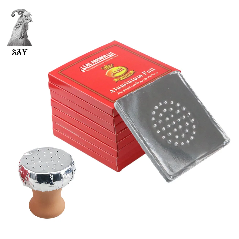 SY 6/12 Boxes Shisha Aluminium Foil With Hole,For Hookah/Shisha/Chicha