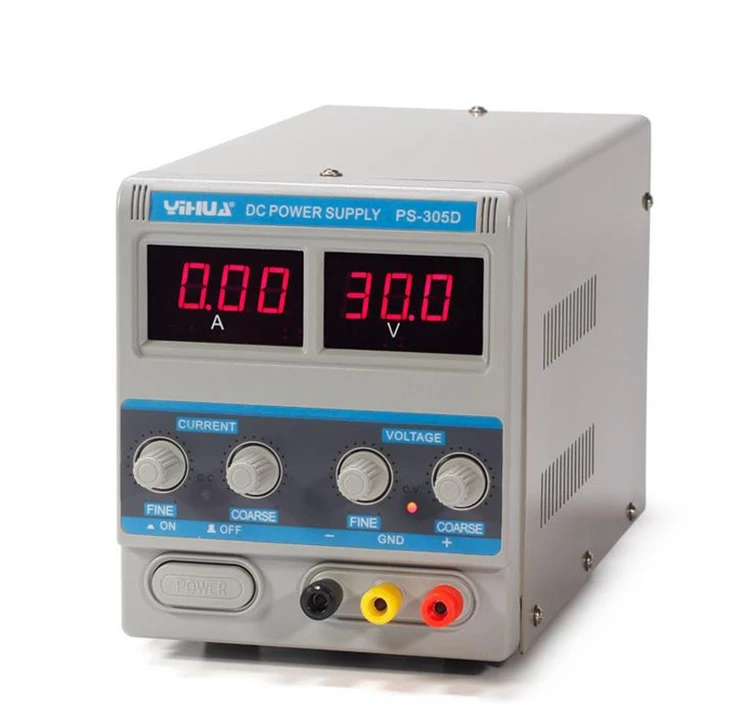 YIHUA 305D 220 V DC источник питания прецизионный лабораторный переменный 30 5A