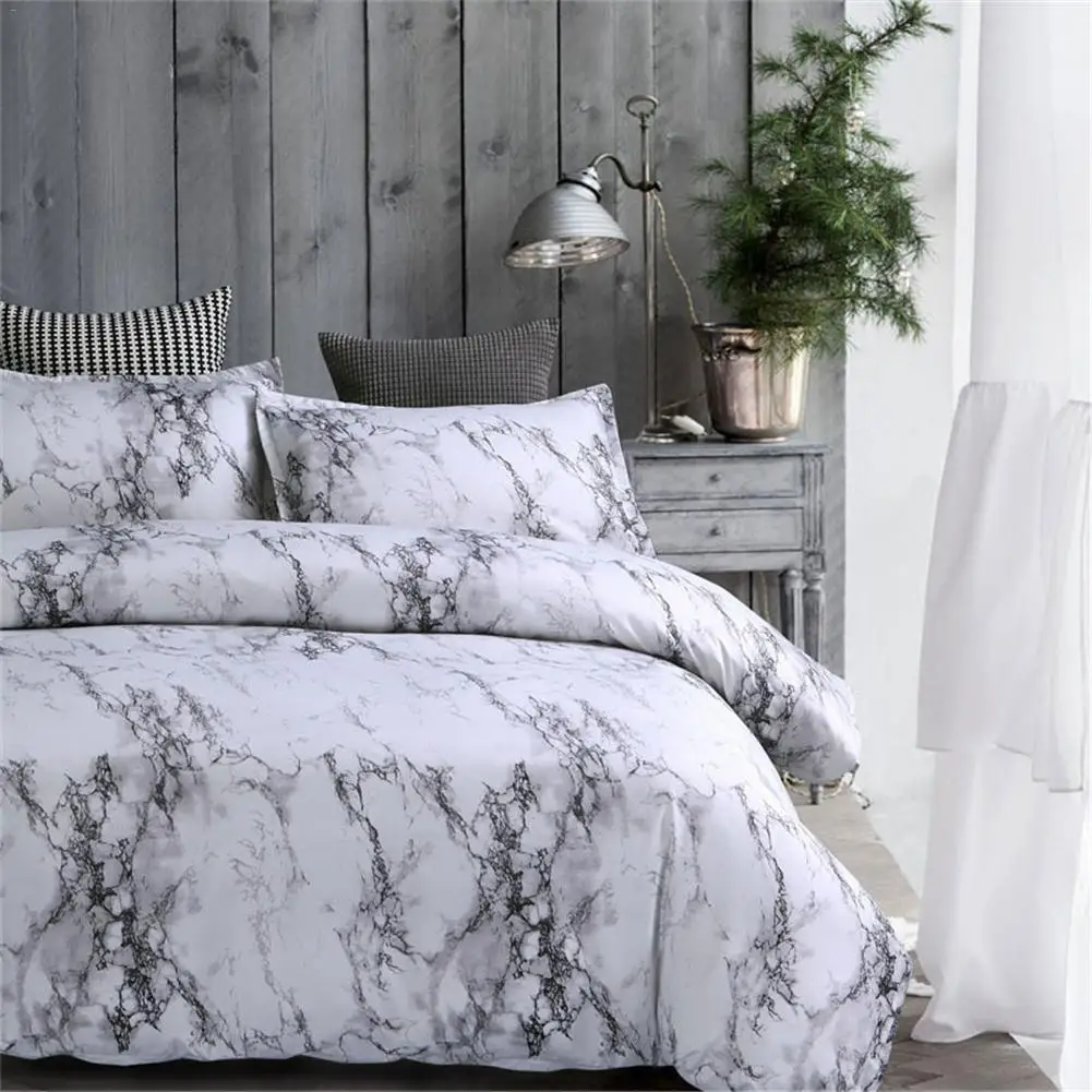 

Twin/Queen/King Gray Bedroom Comforter Bedding Sets Bed Quilt Sheets Set Bedclothes Duvet Cover Bedspread Pillowcase