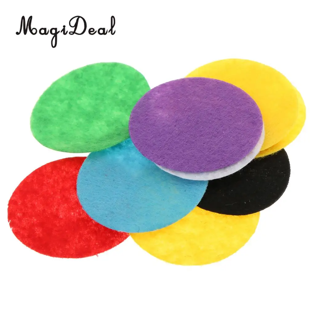 MagiDeal Hot 100Pcs Rainbow Color Round Felt Table Confetti Wedding Scatter DIY for Christmas Birthay Party Home Garden Decor