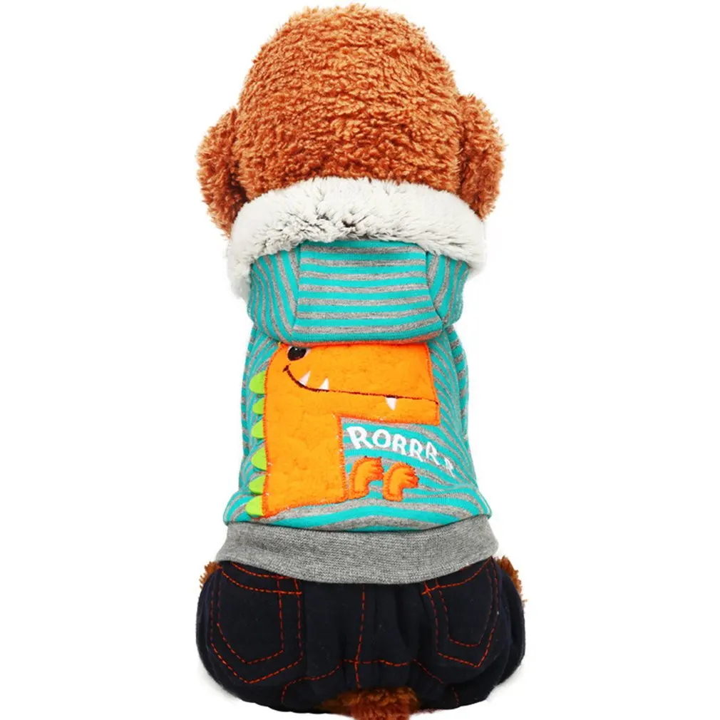 

Teddy Dog Pet Home Service Small Fresh Pajamas Pet Clothes Fall Winter Four Legs Dog Clothes Puppy Home Clothes