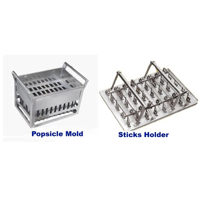 

One Set of Stainless Steel Popsicle Mould for Ice Lolly Machine with sticks holder Ice lolly mold