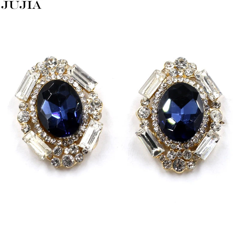 

2019 New good quality crystal statement crystal blue green natural stone opal Earrings for women lady brincos mujer charm chic