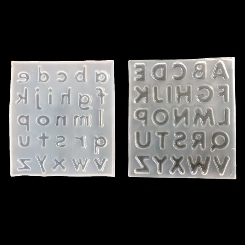 26 Английский алфавит полимерный литой формы силиконовая форма DIY Подвесные серьги, брелок Аксессуары Инструмент для изготовления ювелирных изделий