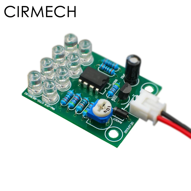 CIRMECH LM358 части дыхательного света 5 мм Подсветка синий светодиодный электронный DIY