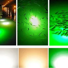 30 Вт рыболовная приманка c подсветкой светодиодный подводный фонарь для ночной рыбалки для морской катер SKD88