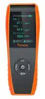 Temtop Air Quality Detector Professional Formaldehyde Monitor Temperature Humidity Detector with PM2.5/PM10/HCHO/AQI/Particles