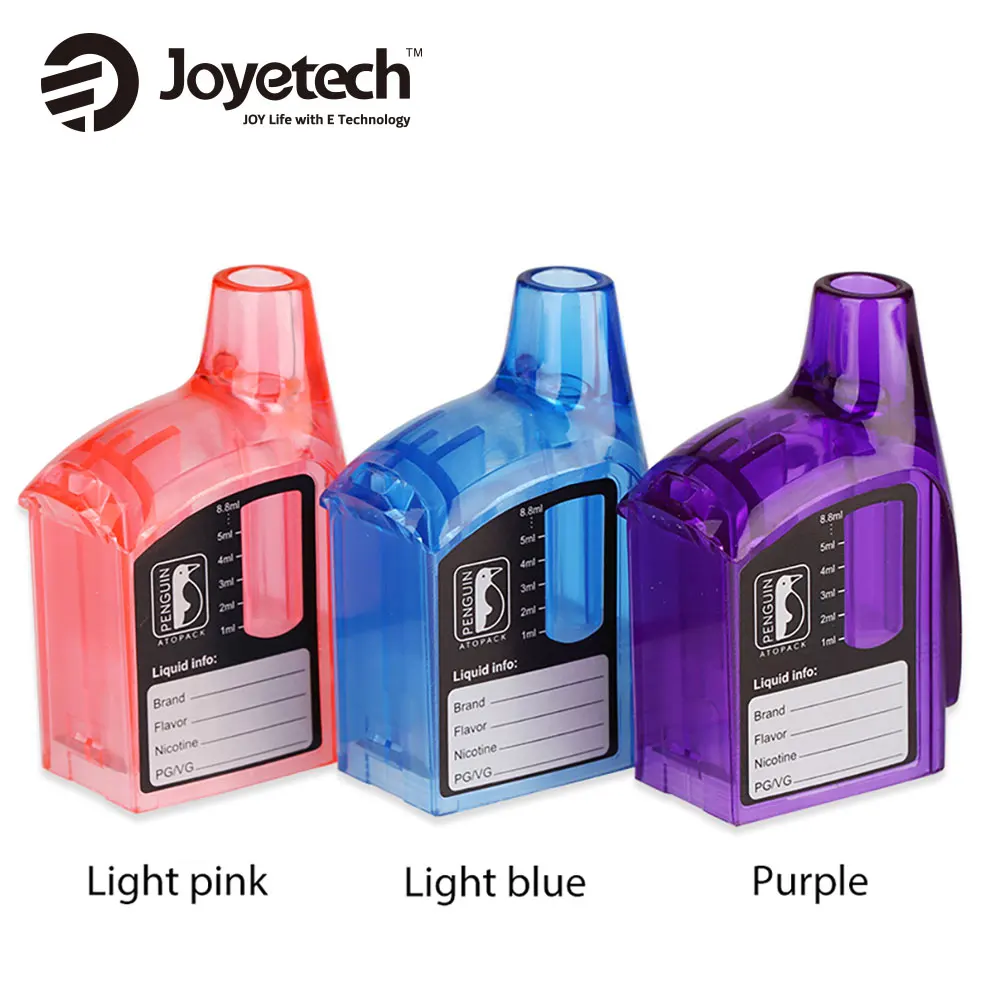 

Original Joyetech Atopack Penguin Cartridge 2ml & 8.8ml Colorful Unit for Joyetech Atopack Penguin SE Starter Kit E-cig Tank